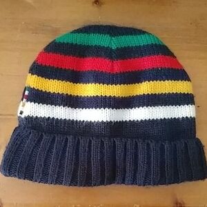 Striped Knit Beanie
